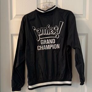 Jamfest cheer Grand Champion, Black Pullover Jacket, youth medium, vintage